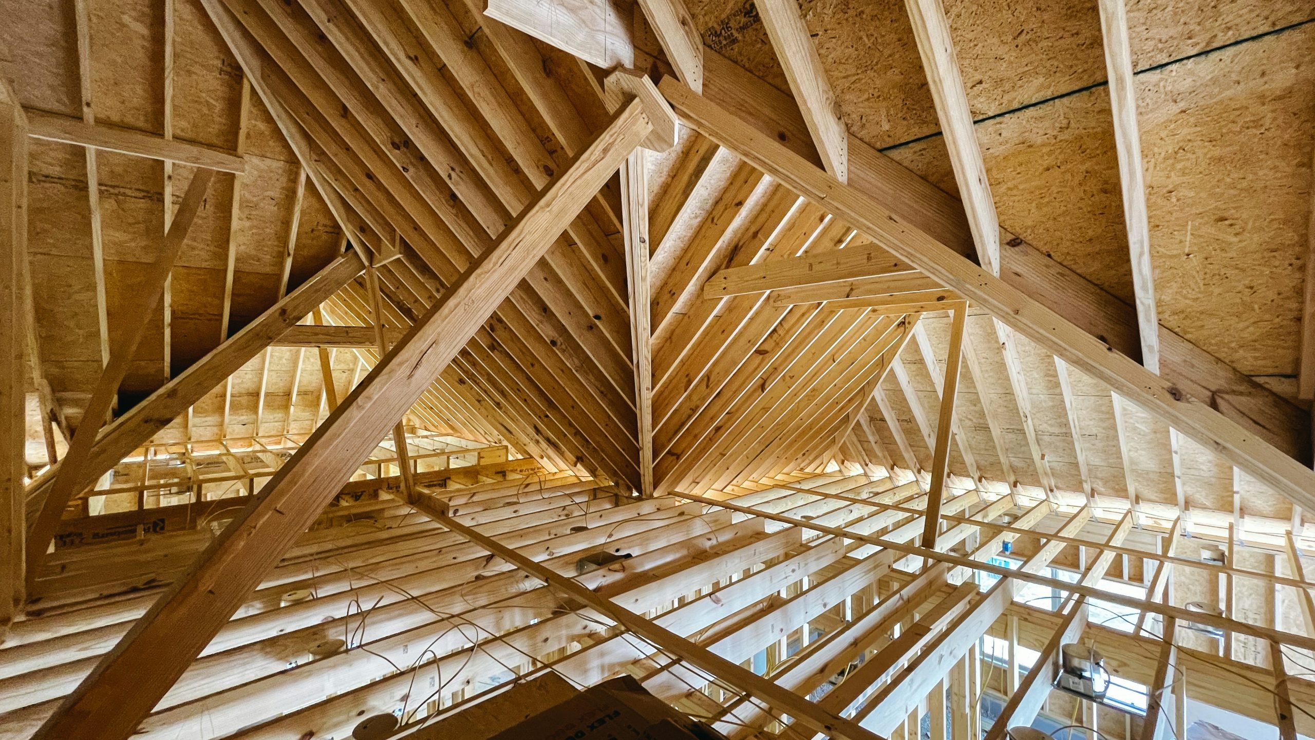 well-ventilated attic space